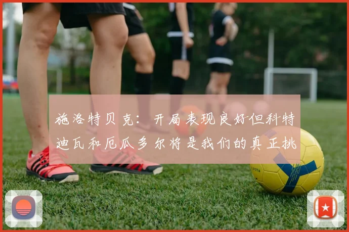 施洛特贝克:开局表现良好但科特迪瓦和厄瓜多尔将是我们的真正挑战